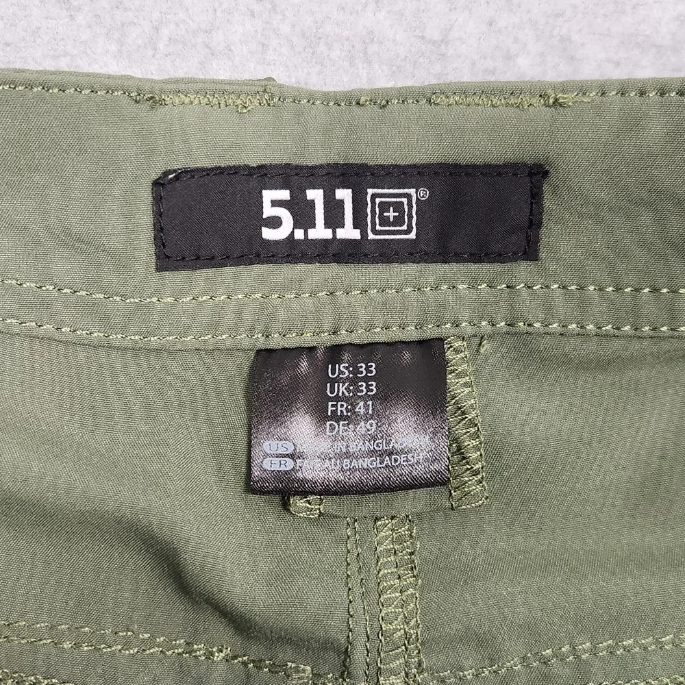 511 Tactical Shorts Mens 33 Green Dart Performance Stretch Utilty 5 Pocket